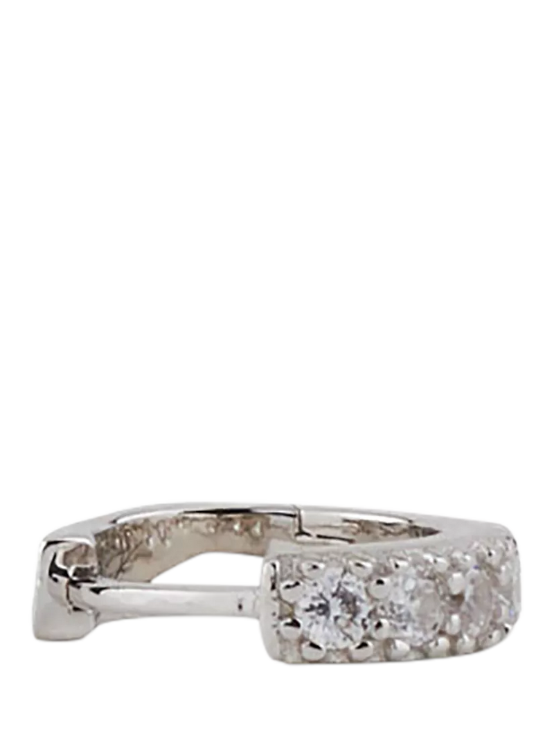 Serge DeNimes sterling silver cubic zirconia hoop earring - British product