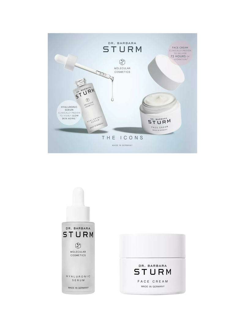Dr. Barbara Sturm Skincare Gift Set The Icons Set 10ml and 50ml (British brand)