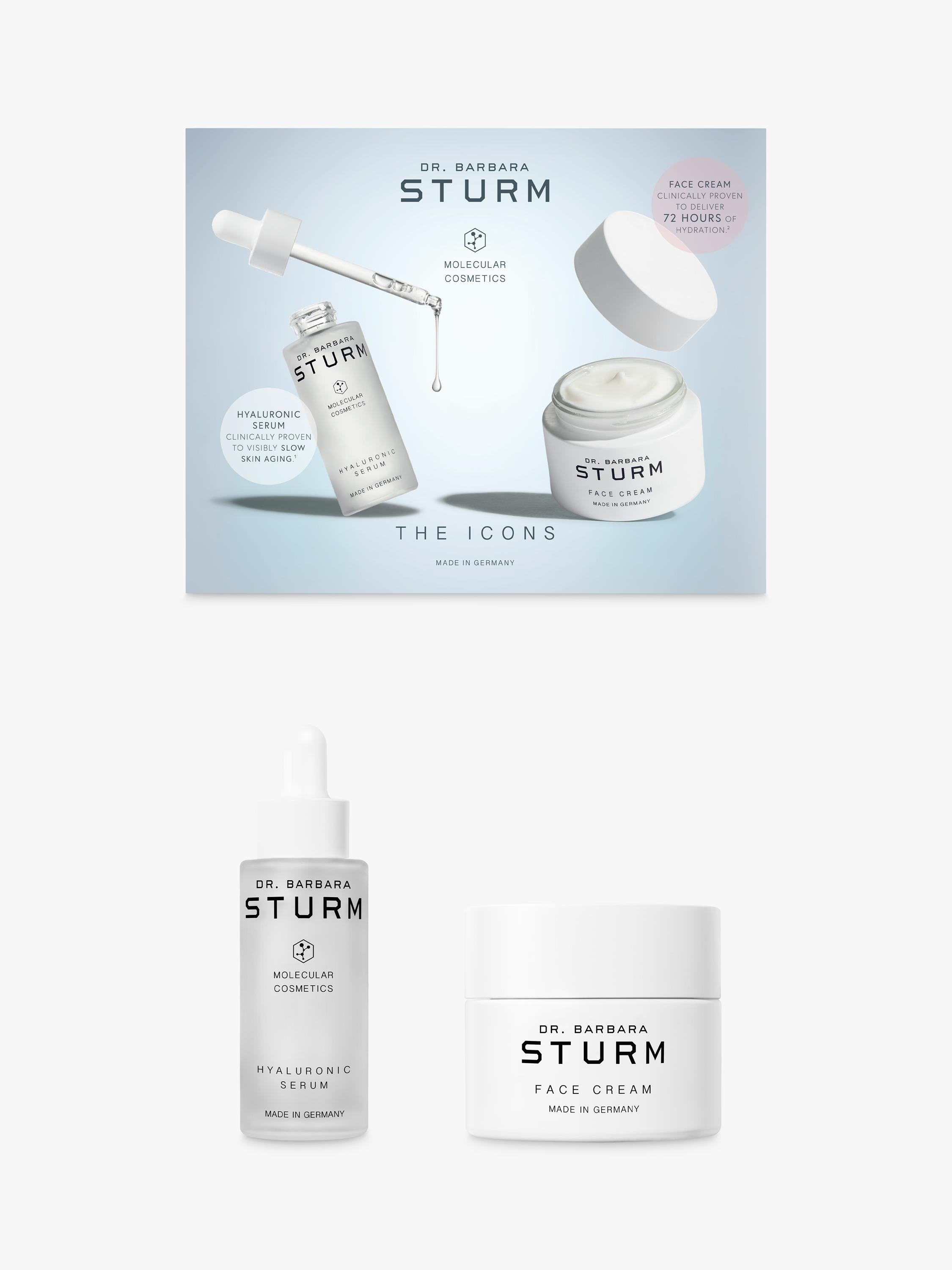 Dr. Barbara Sturm Skincare Gift Set The Icons Set 10ml and 50ml (British brand)