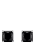 THOMAS SABO square onyx stud earrings silver black, imported from the UK