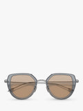 Giorgio Armani oval sunglasses gunmetal brown, UK version