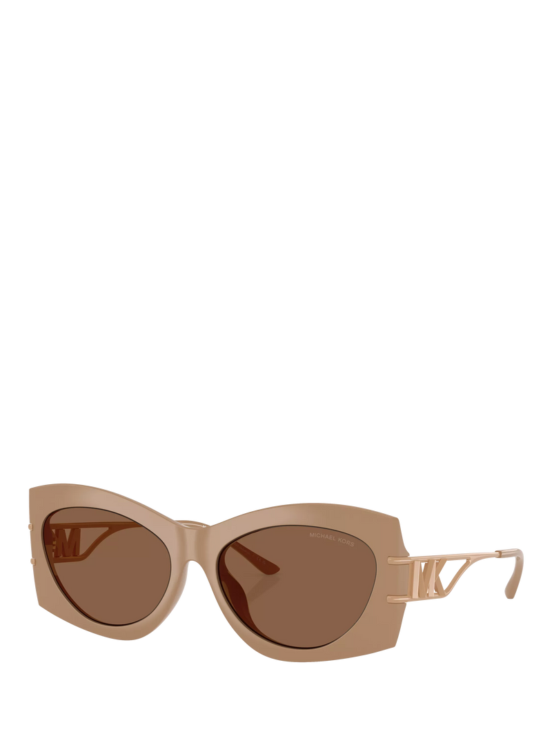 Michael Kors women's irregular sunglasses camel (British brand)