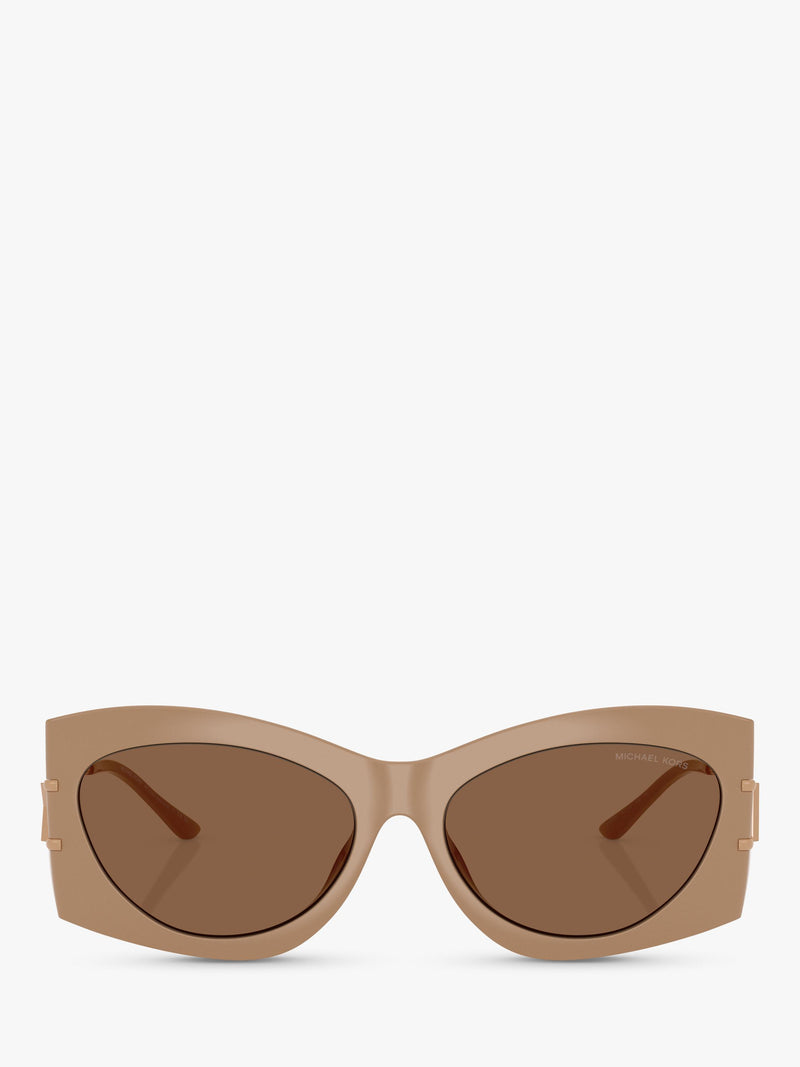 Michael Kors women's irregular sunglasses camel (British brand)