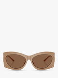 Michael Kors women's irregular sunglasses camel (British brand)