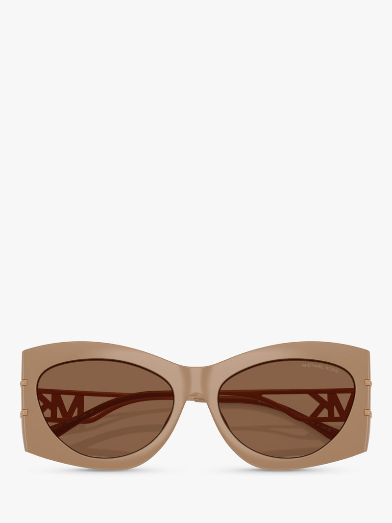 Michael Kors women's irregular sunglasses camel (British brand)