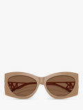 Michael Kors women's irregular sunglasses camel (British brand)