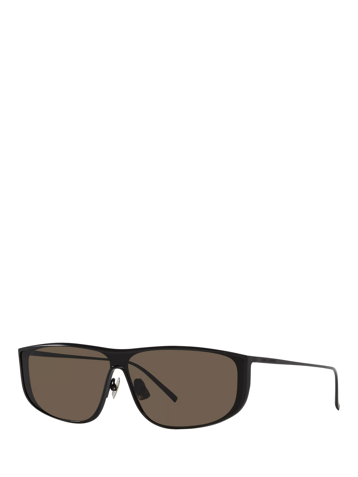Yves Saint Laurent rectangular sunglasses black metal frame - British product