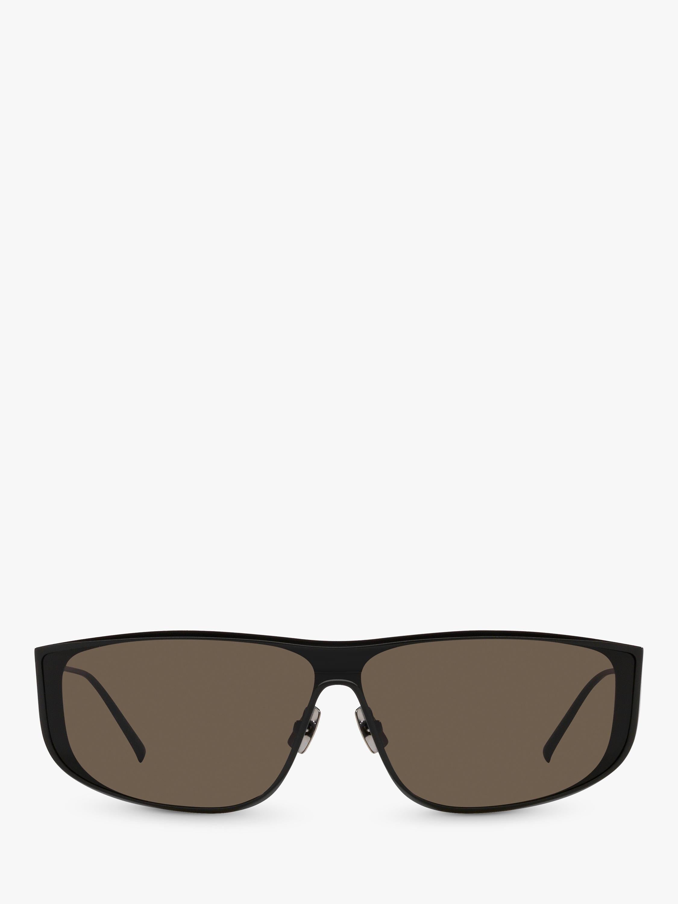 Yves Saint Laurent rectangular sunglasses black metal frame - British product