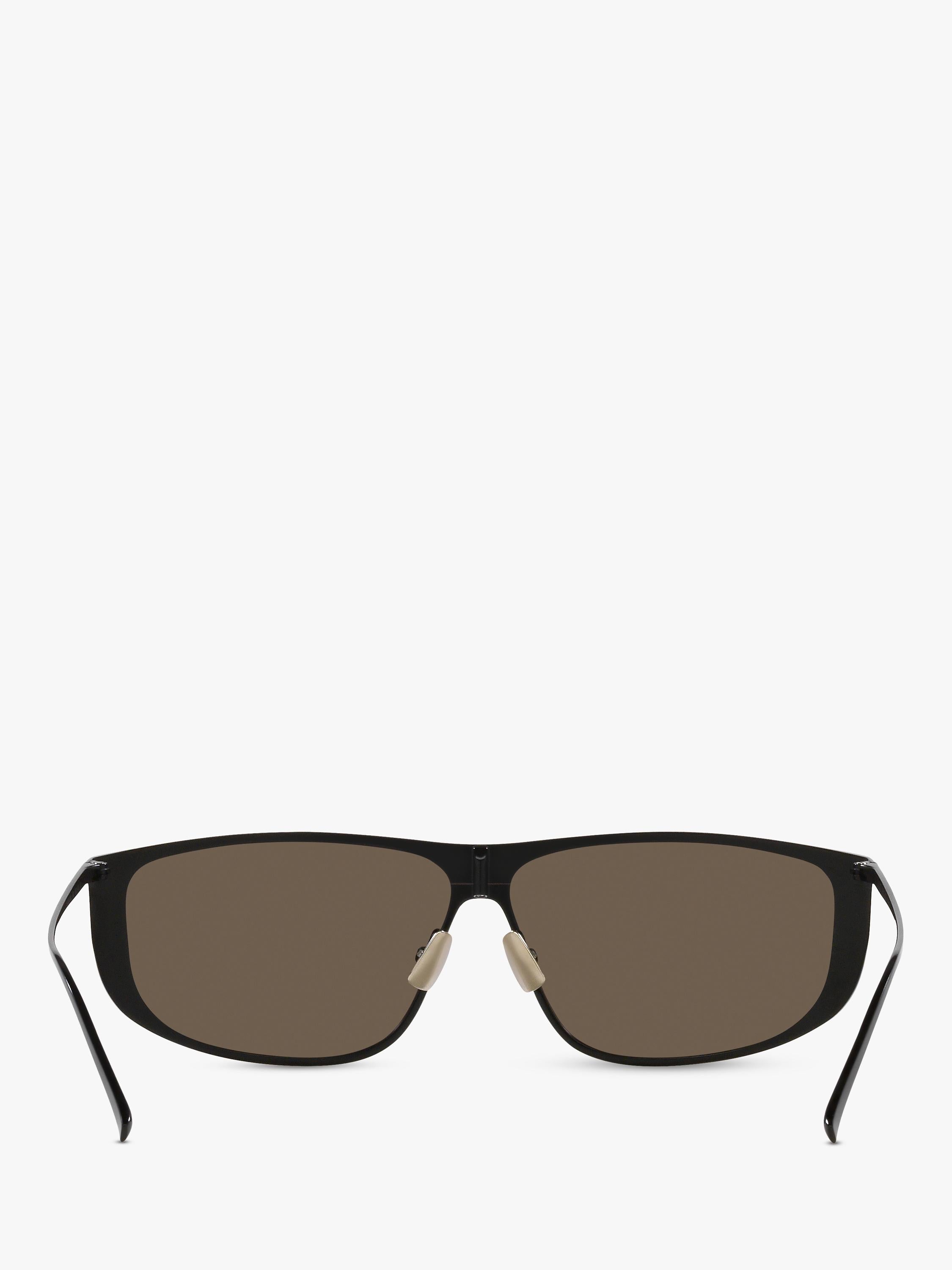 Yves Saint Laurent rectangular sunglasses black metal frame - British product