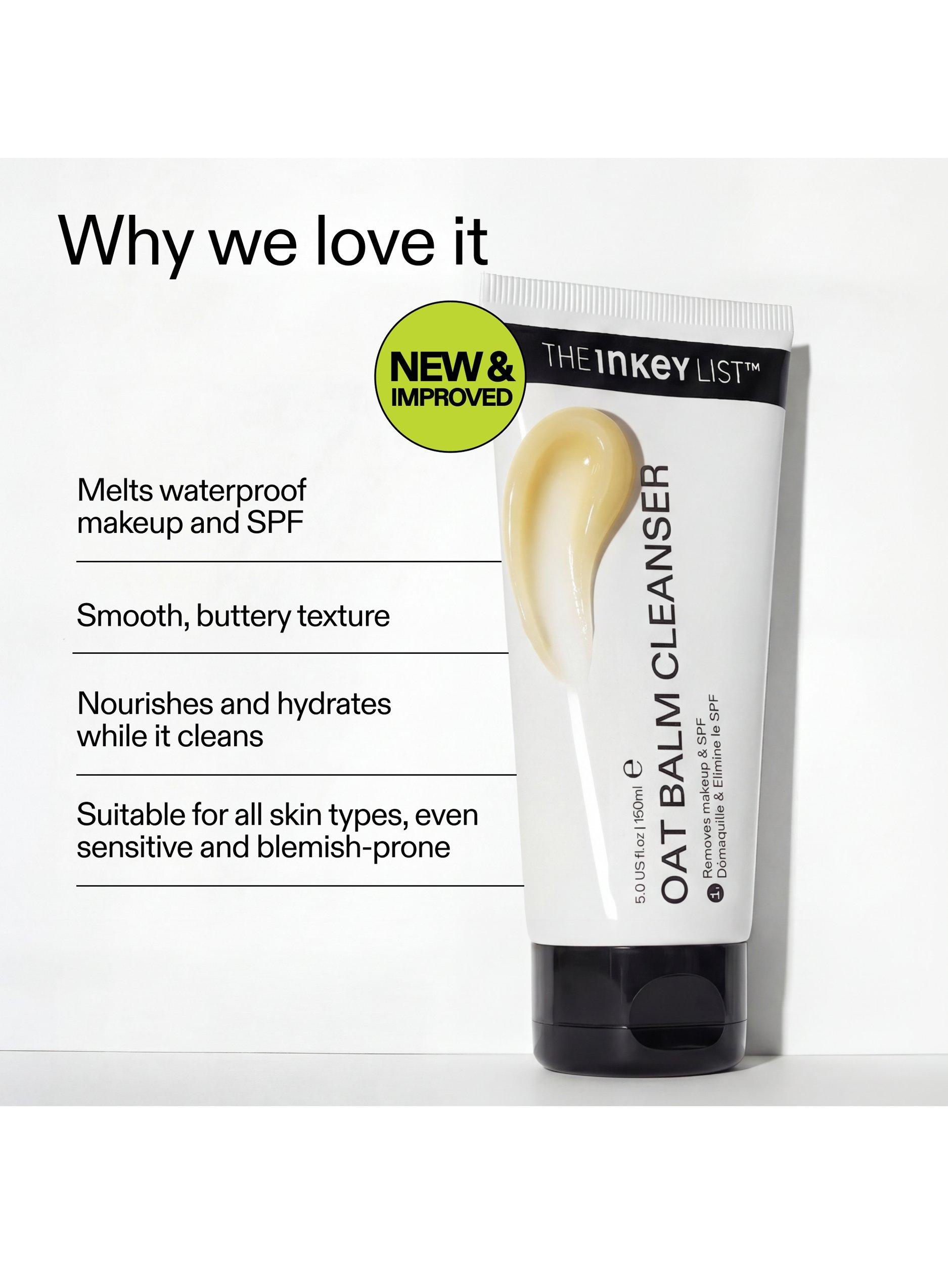 The INKEY List oat balm cleanser 150ml - British product