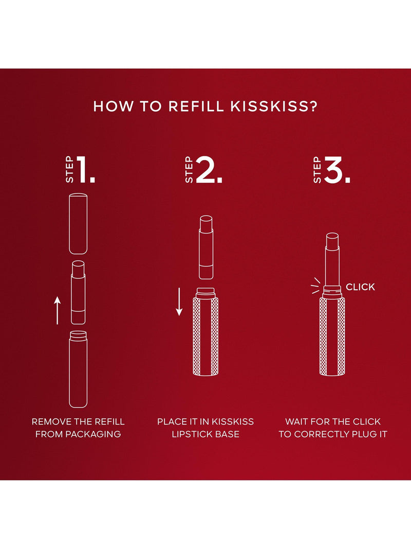 Guerlain Kiss Kiss lipstick refill 1.85g, imported from the UK