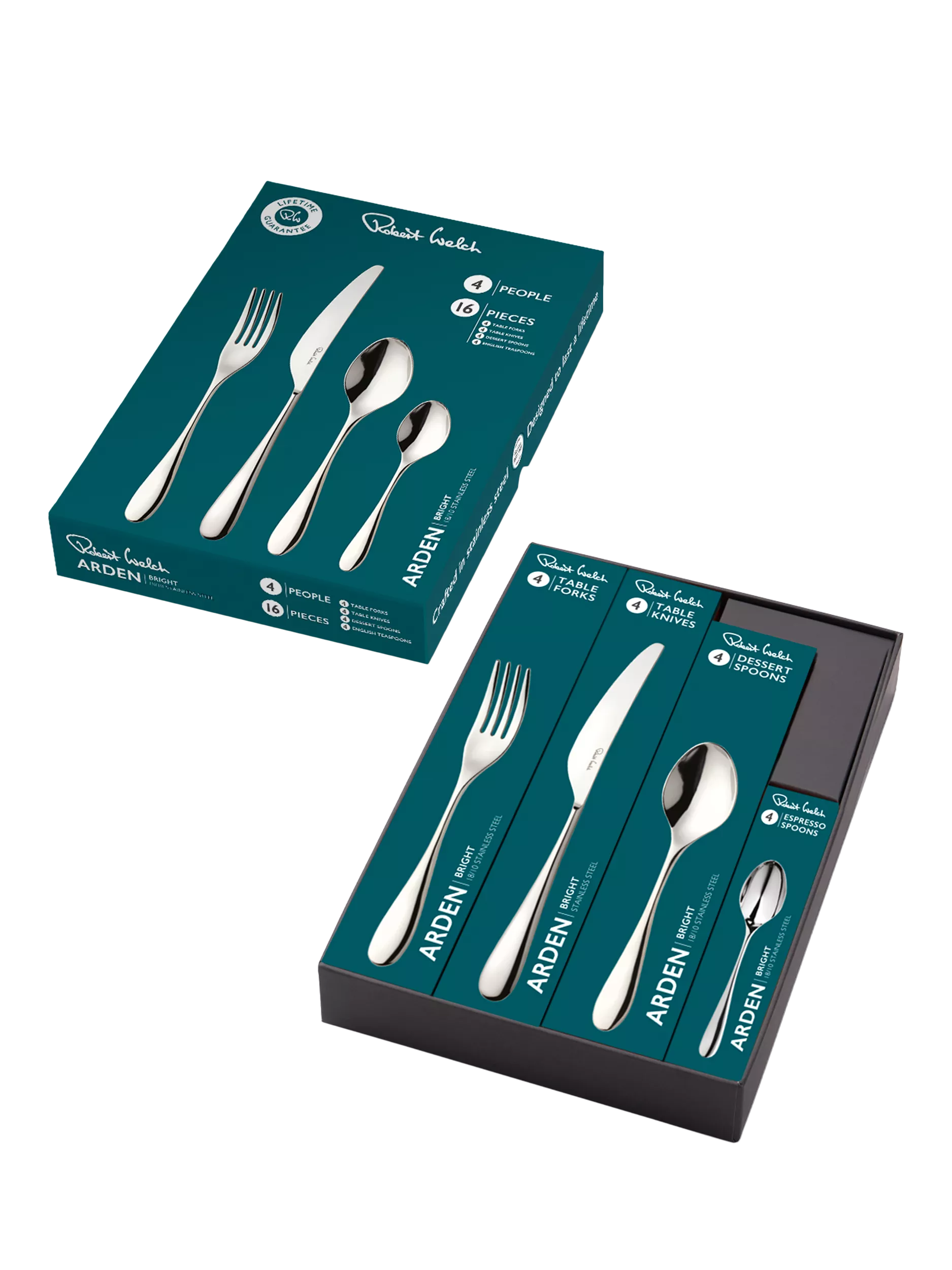 Robert Welch Arden Bright cutlery set 16 piece, imported from the UK