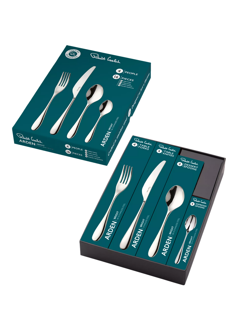 Robert Welch Arden Bright cutlery set 16 piece, imported from the UK