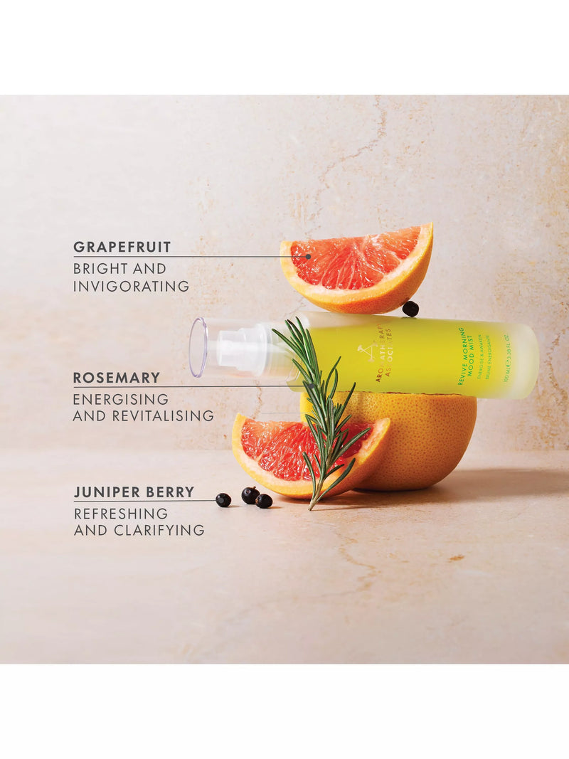 Aromatherapy Associates Revive Morning Mood Mist 100ml, imported from the UK