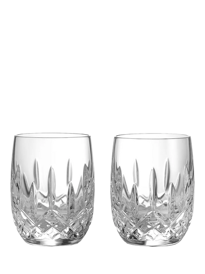 John Lewis Waterford Lismore Connoisseur Rounded Crystal Whiskey Tumbler Set of 2, 180ml- Buy online at McGrocer
