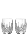 Waterford Lismore crystal whiskey tumblers set of 2 180ml, UK version