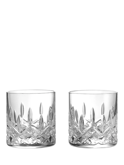 John Lewis Waterford Lismore Connoisseur Cut Glass Straight Sided Whiskey Tumbler, Set of 2, 180ml- Buy online at McGrocer