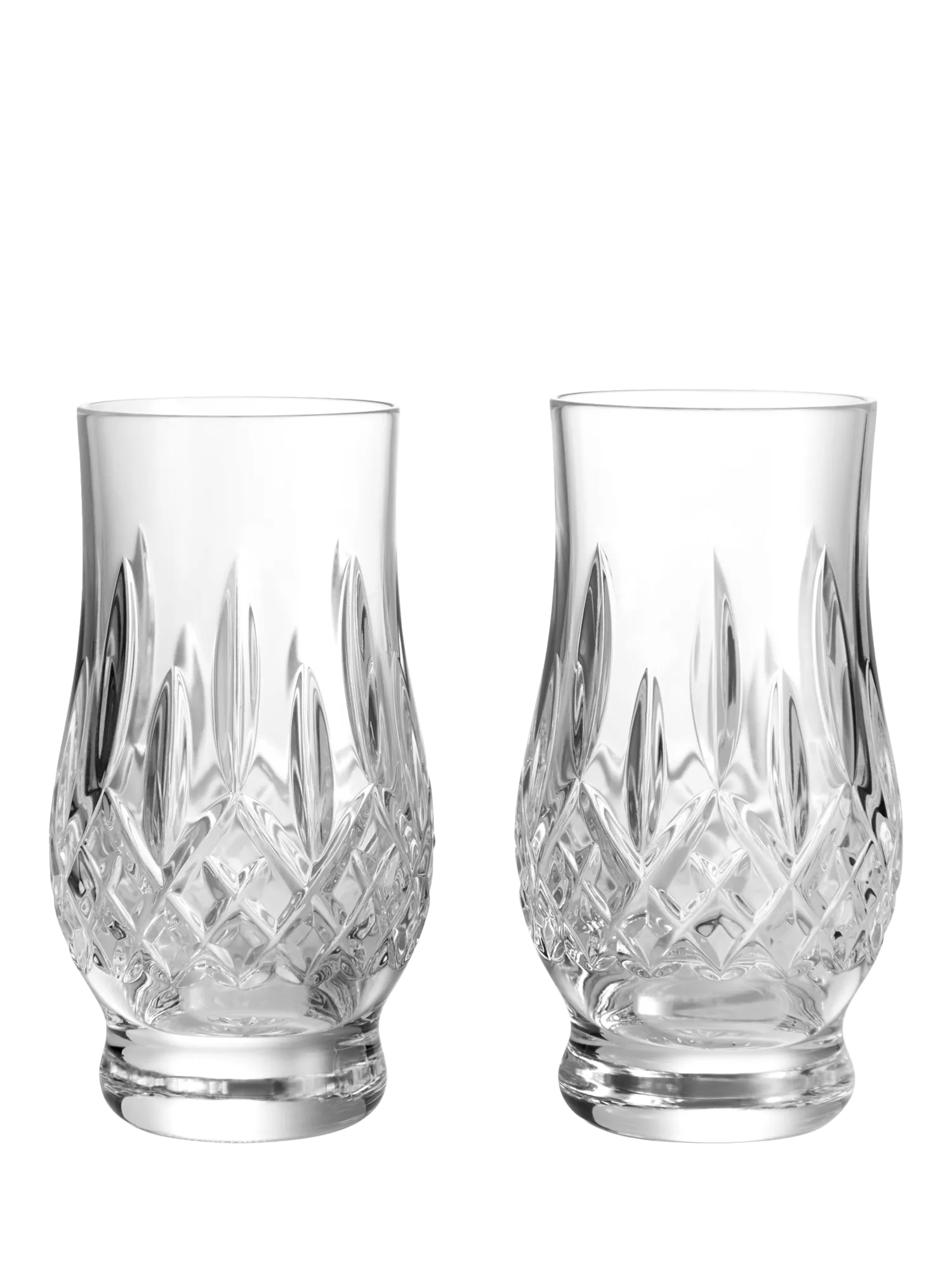 Waterford Lismore crystal footed whiskey tasting tumbler set 180ml, UK version