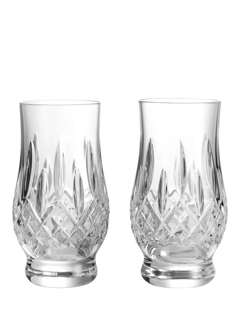 Waterford Lismore crystal footed whiskey tasting tumbler set 180ml, UK version