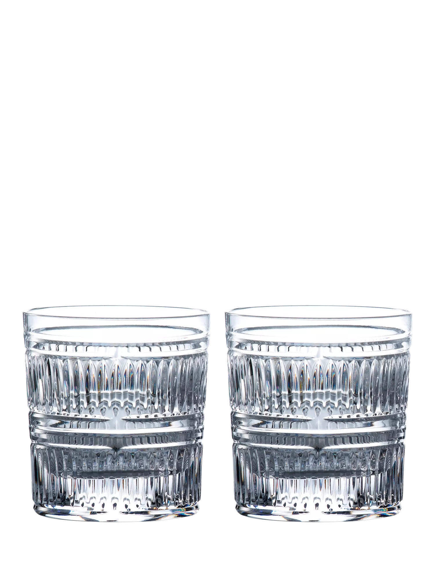 Royal Doulton Radial cut crystal tumbler 290ml, imported from the UK