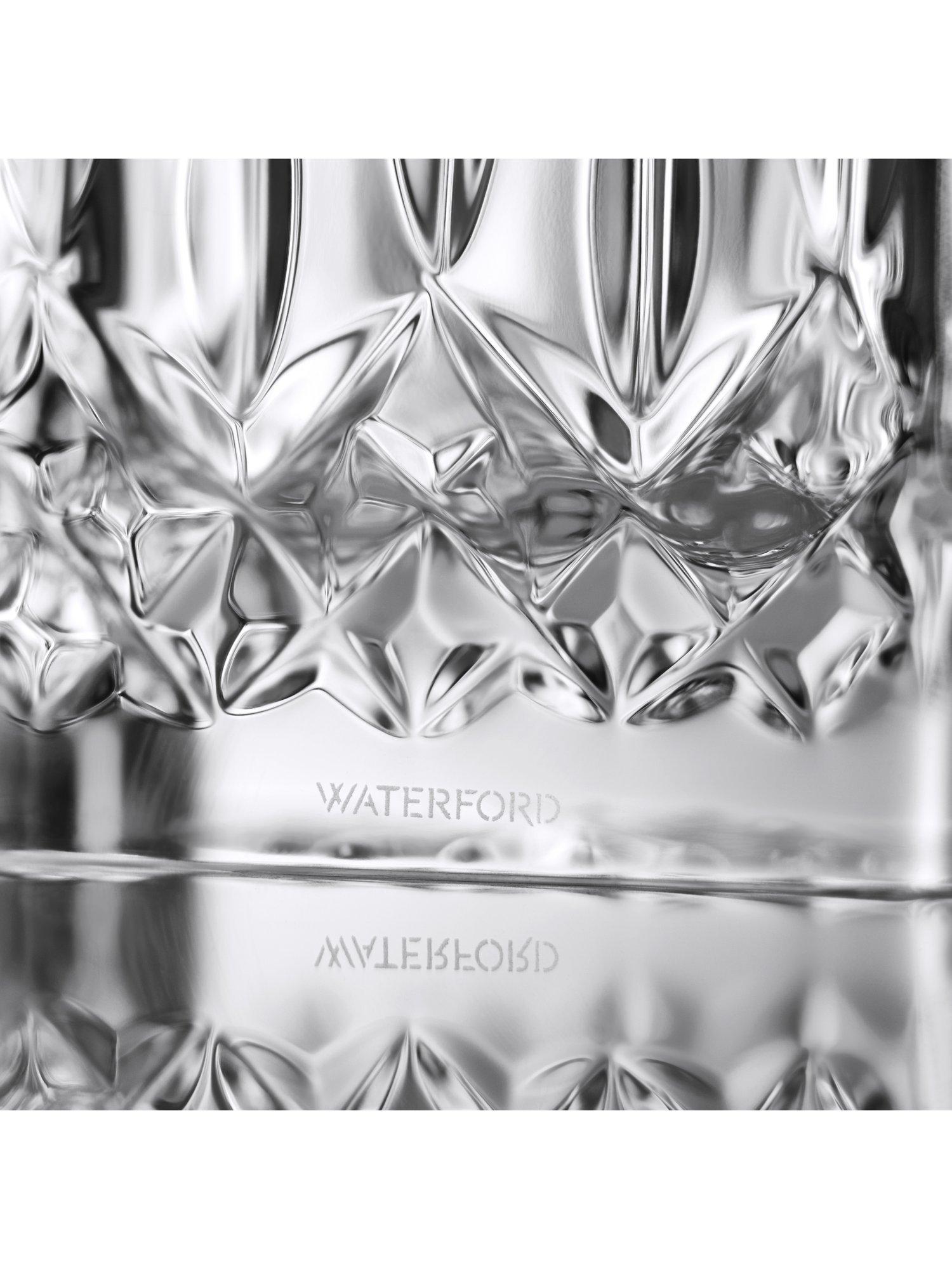 Waterford Lismore crystal decanter and tumbler gift set - British product
