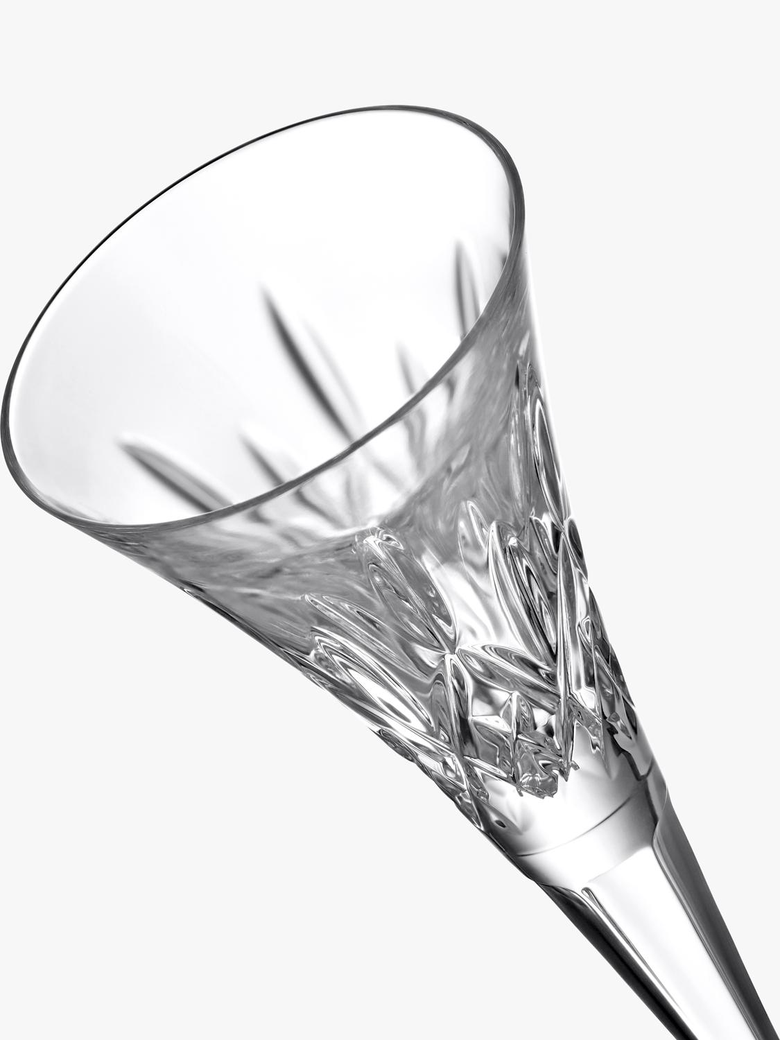 Waterford Lismore crystal champagne flutes set of 2 170ml - British product