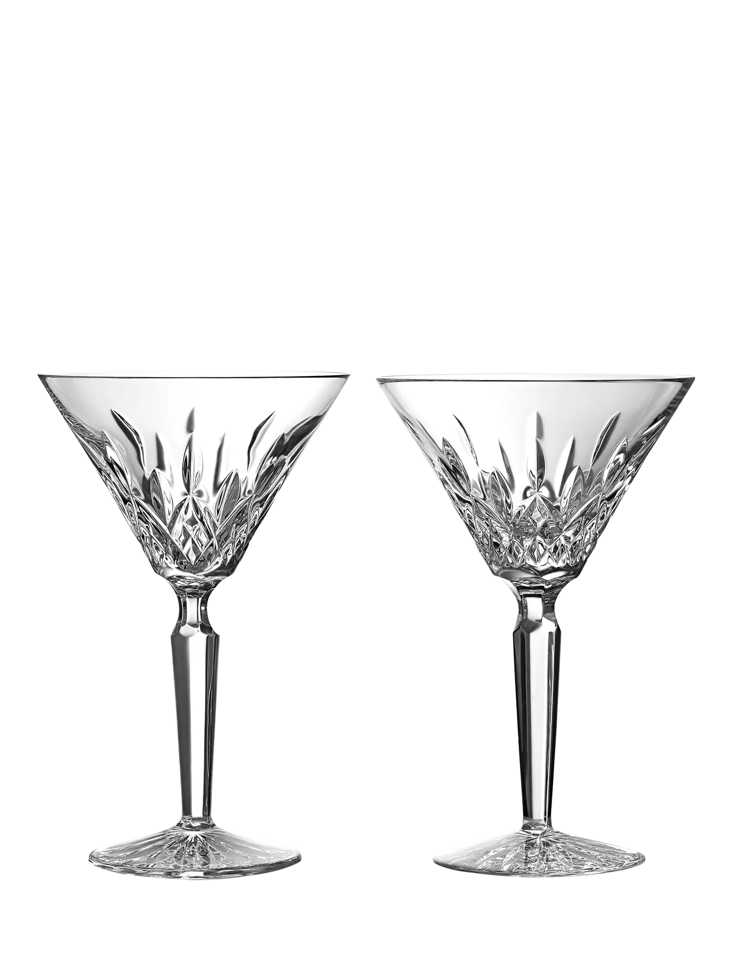 Waterford Lismore martini glasses set of 2 300ml, UK version