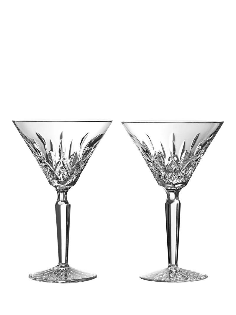 Waterford Lismore martini glasses set of 2 300ml, UK version