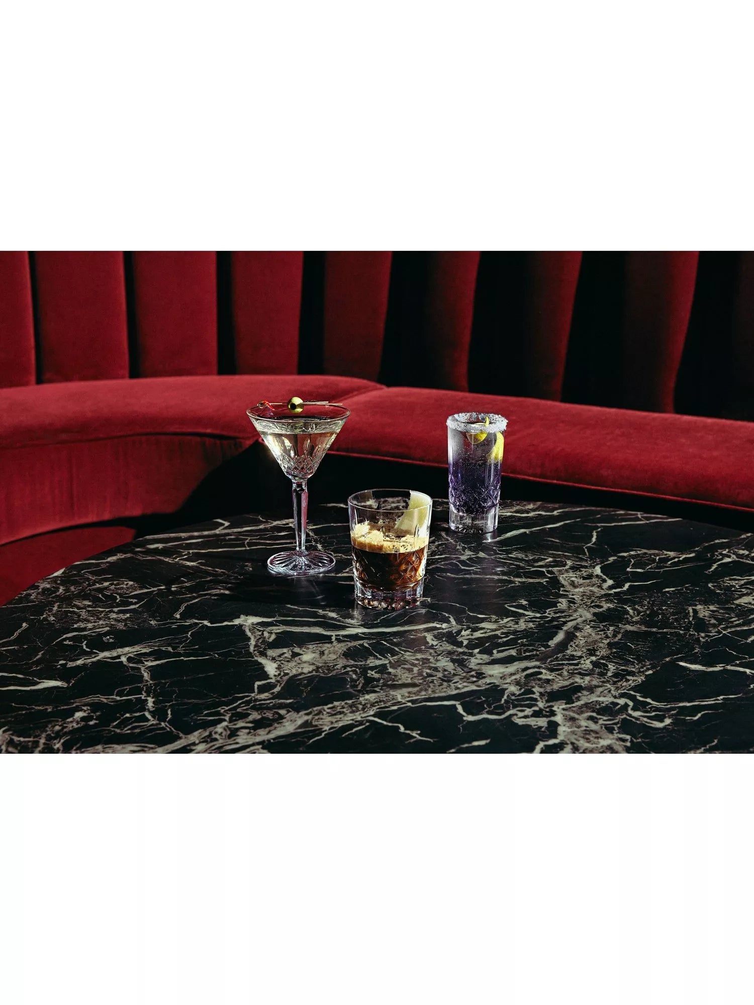Waterford Lismore martini glasses set of 2 300ml, UK version