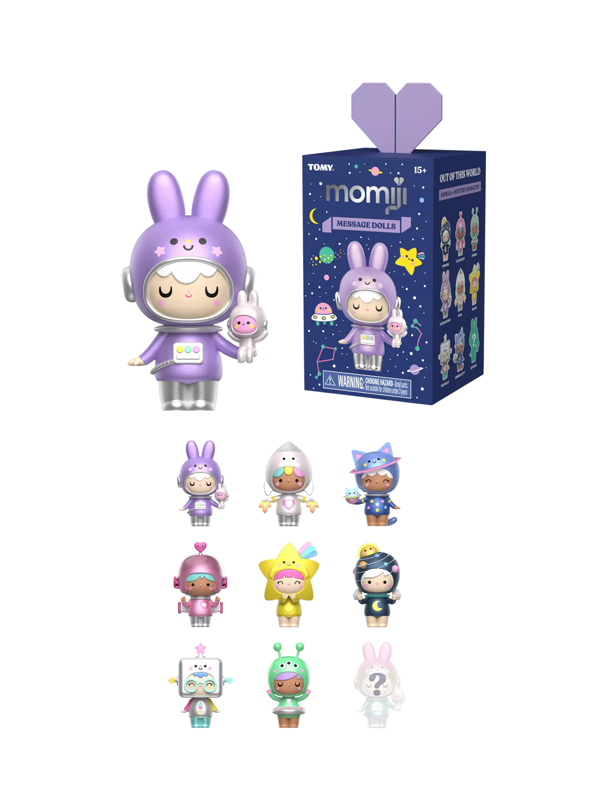 Momiji vinyl message doll surprise box assorted (British brand)