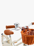 Banwood Classic 16 inch kids bike with rattan basket (British brand)