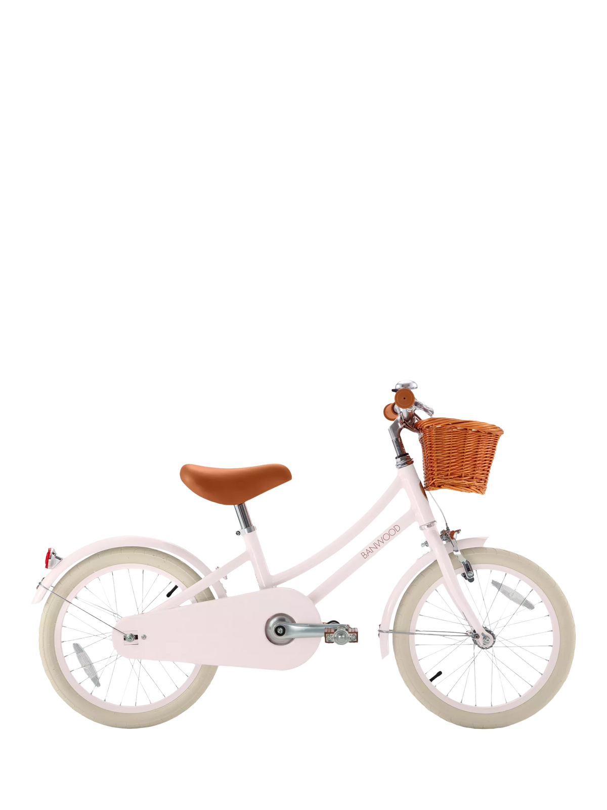 Banwood Classic 16 inch kids bike with rattan basket (British brand)