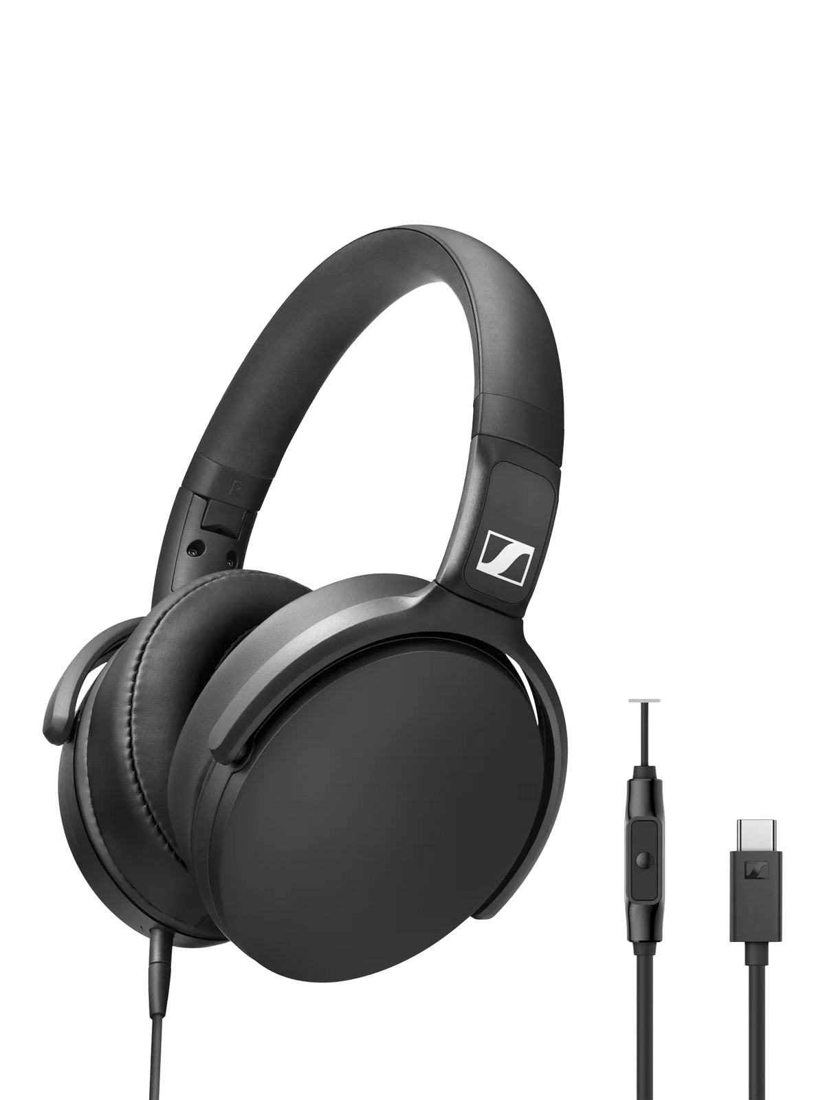 Sennheiser HD 400U wired over-ear headphones with mic, UK version