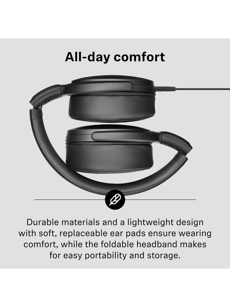 Sennheiser HD 400U wired over-ear headphones with mic, UK version