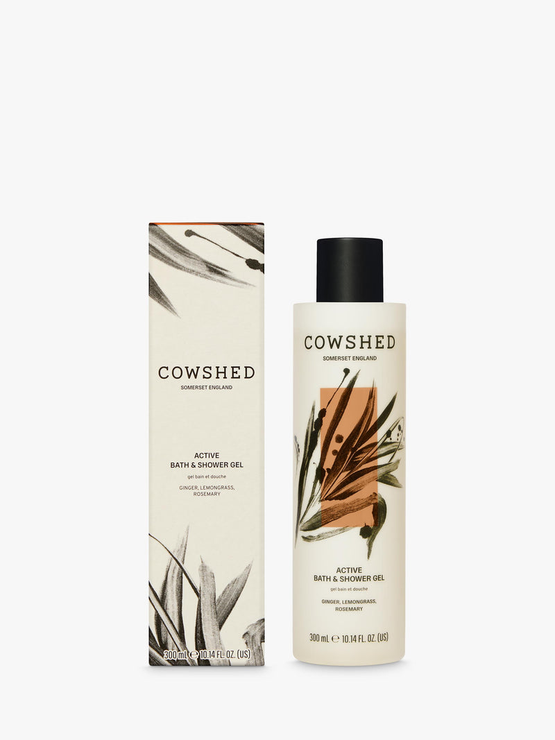 Cowshed Active Bath & Shower Gel 300ml, imported from the UK