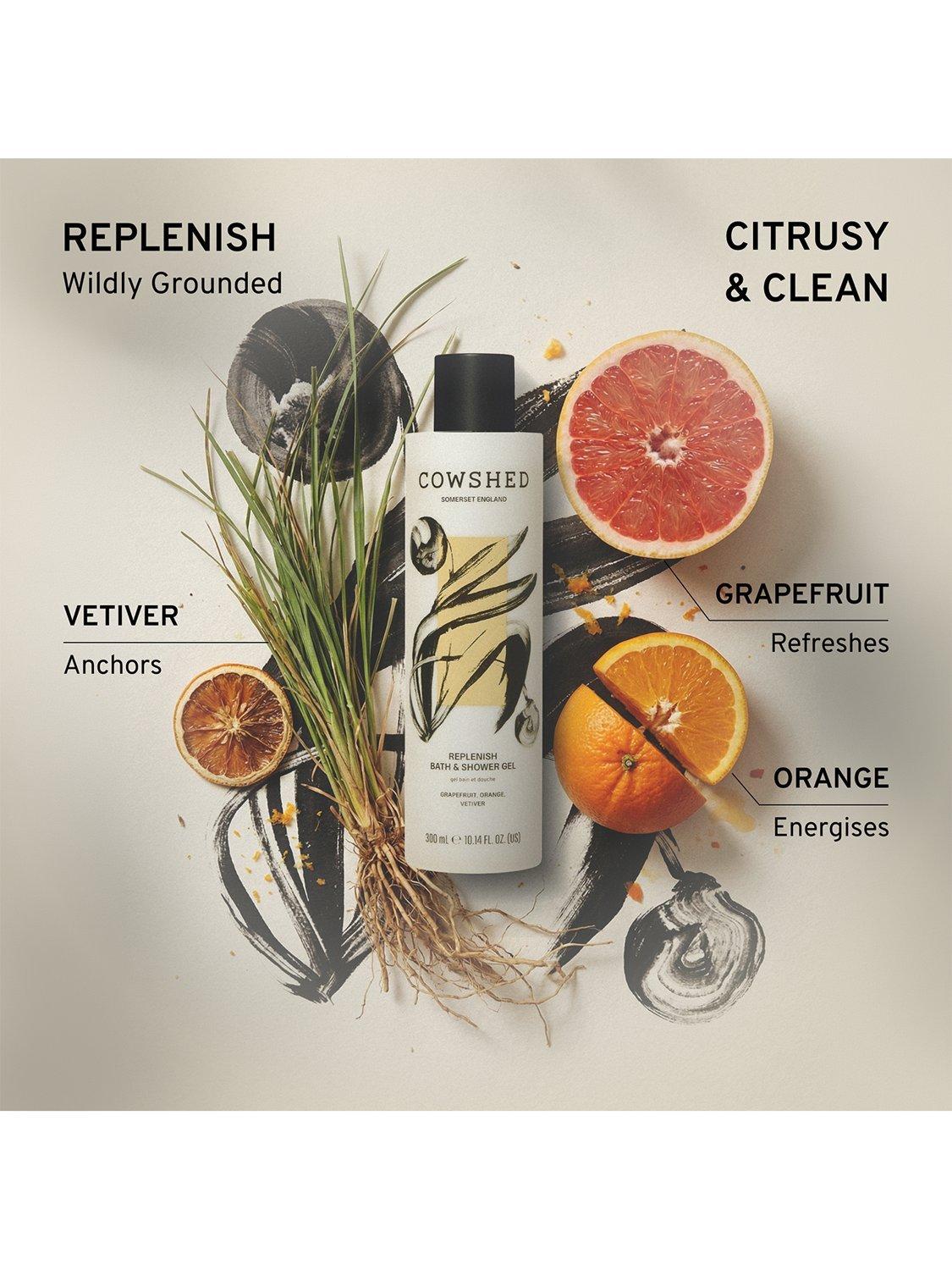 Cowshed Replenish Bath & Shower Gel 300ml (British brand)