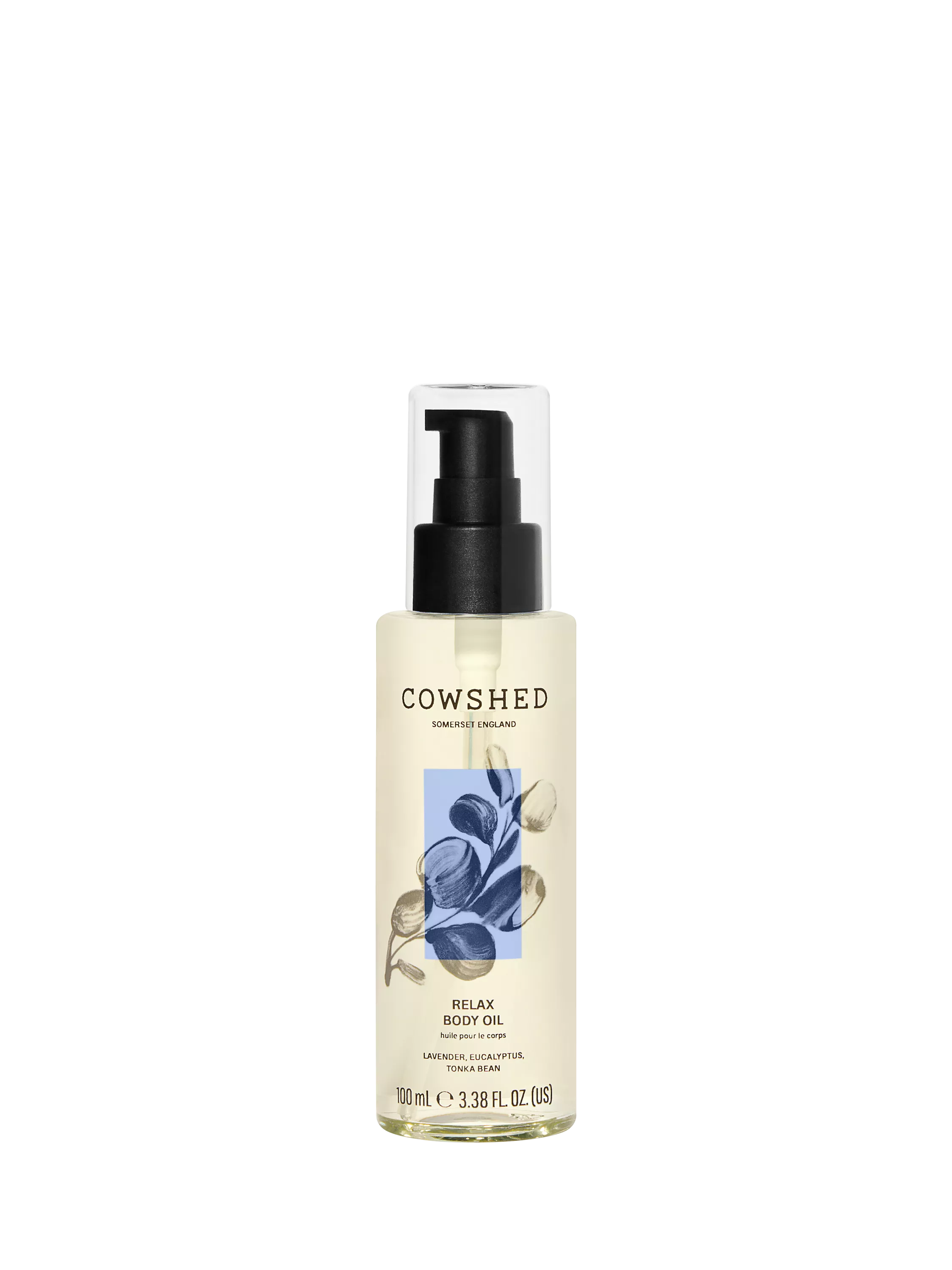 Cowshed Relax Body Oil 100ml, imported from the UK