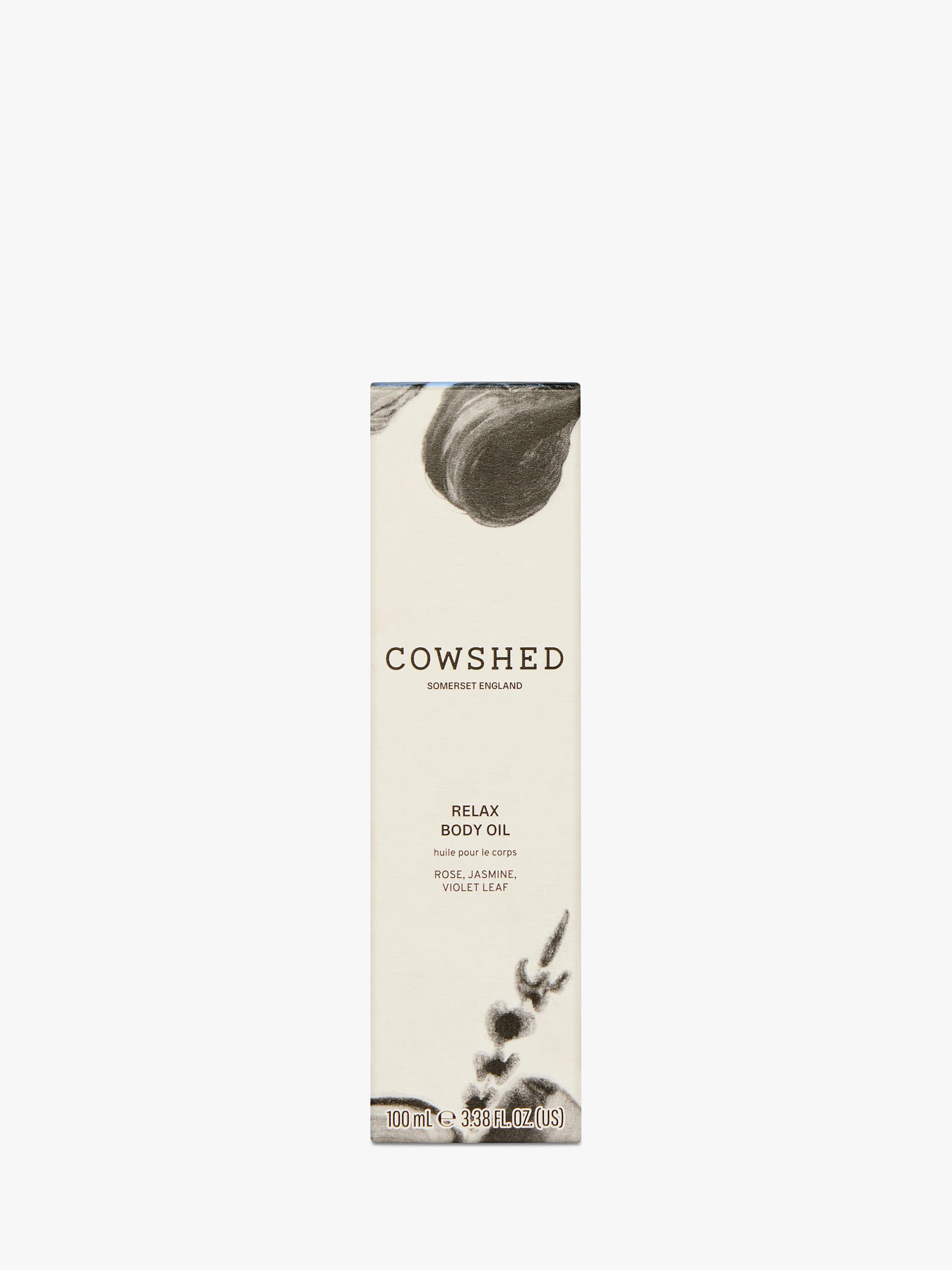 Cowshed Relax Body Oil 100ml, imported from the UK