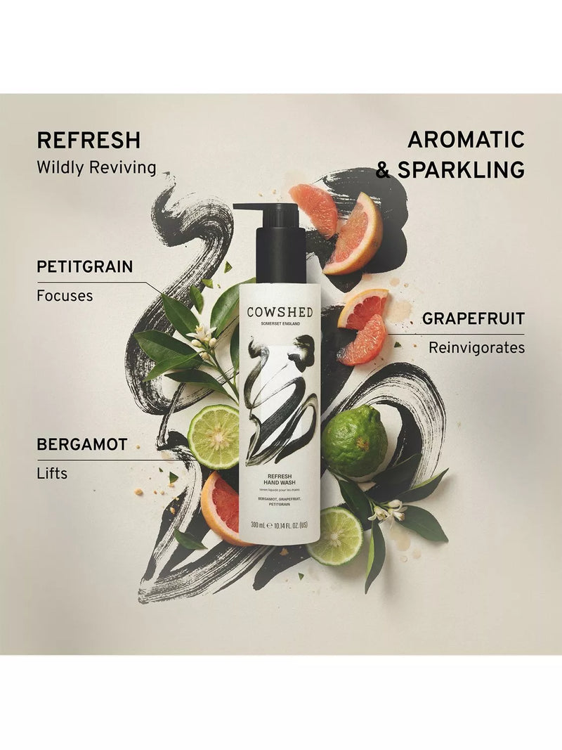 Cowshed Refresh Hand Wash 300ml, imported from the UK