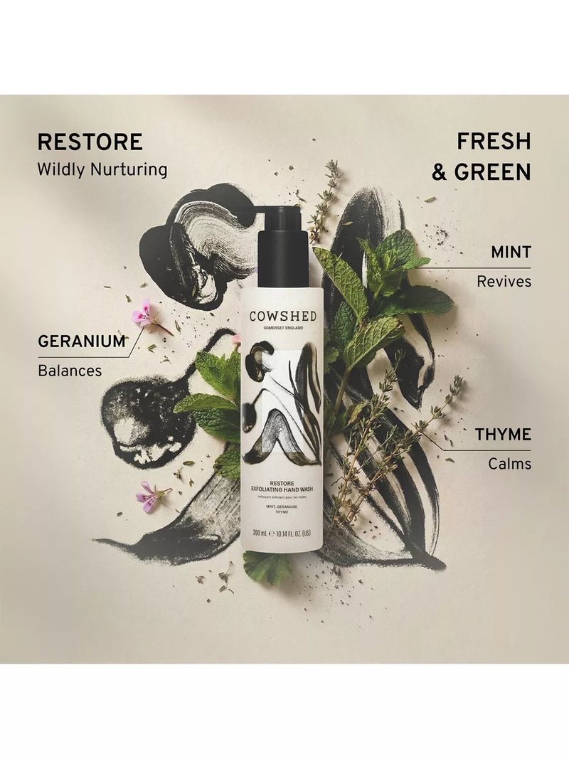Cowshed Restore Exfoliating Hand Wash 300ml - British product