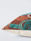 Harlequin Ania abstract cushion burgundy 40x60cm, imported from the UK
