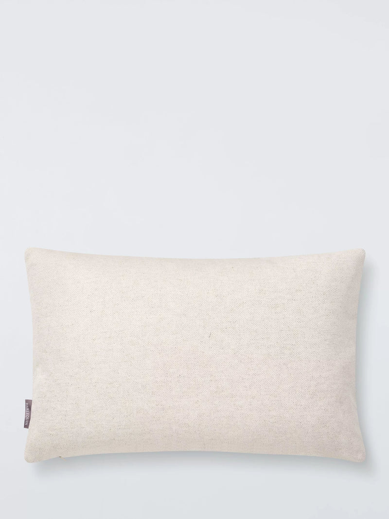 Harlequin navy velvet cushion with abstract design - British product