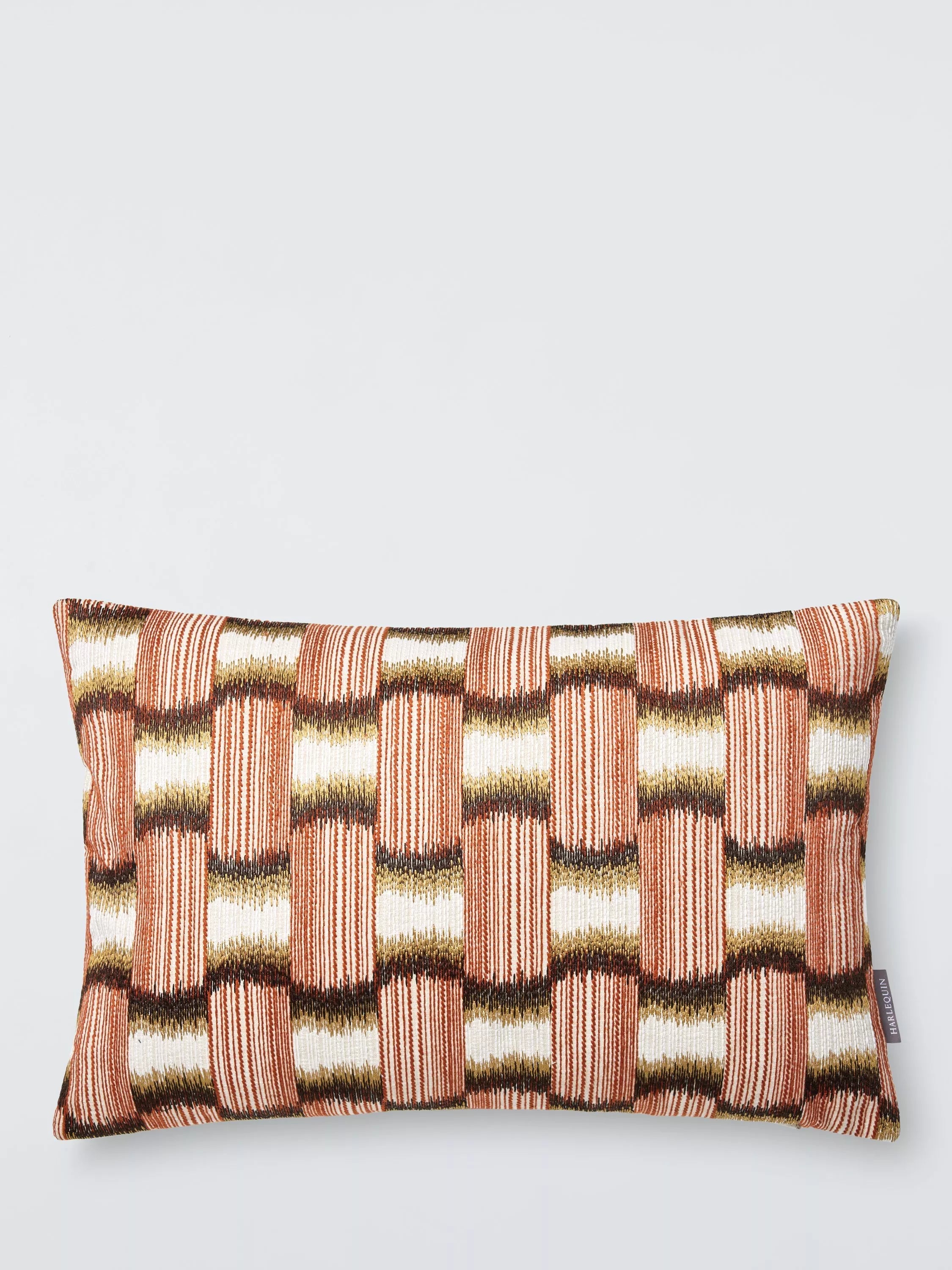 Harlequin Ikigai Abstract cushion terracotta 40x60cm (British brand)