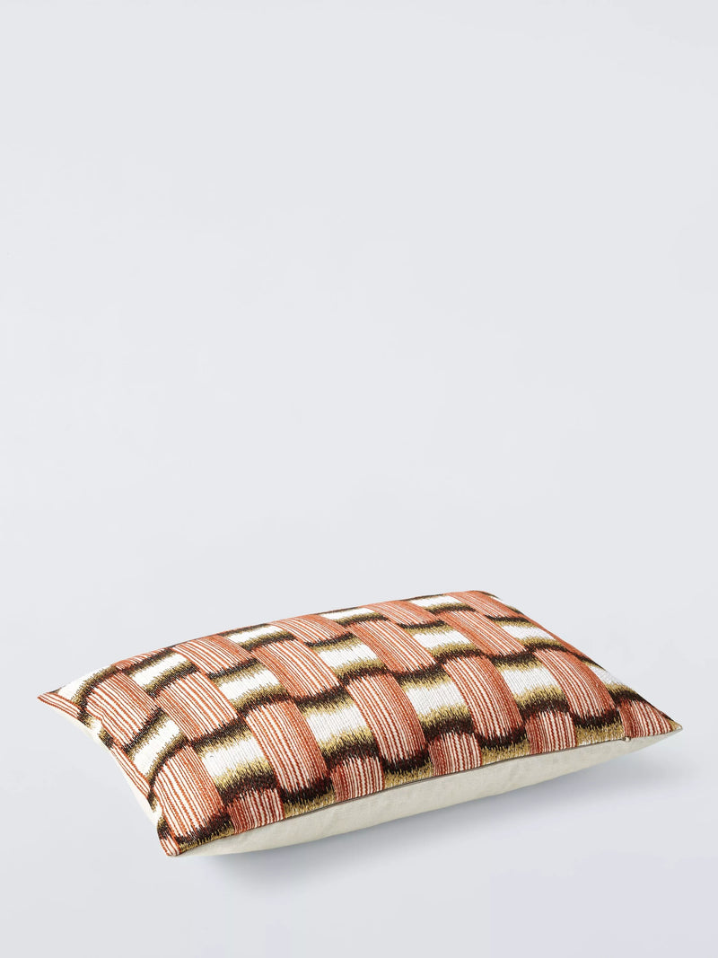 Harlequin Ikigai Abstract cushion terracotta 40x60cm (British brand)