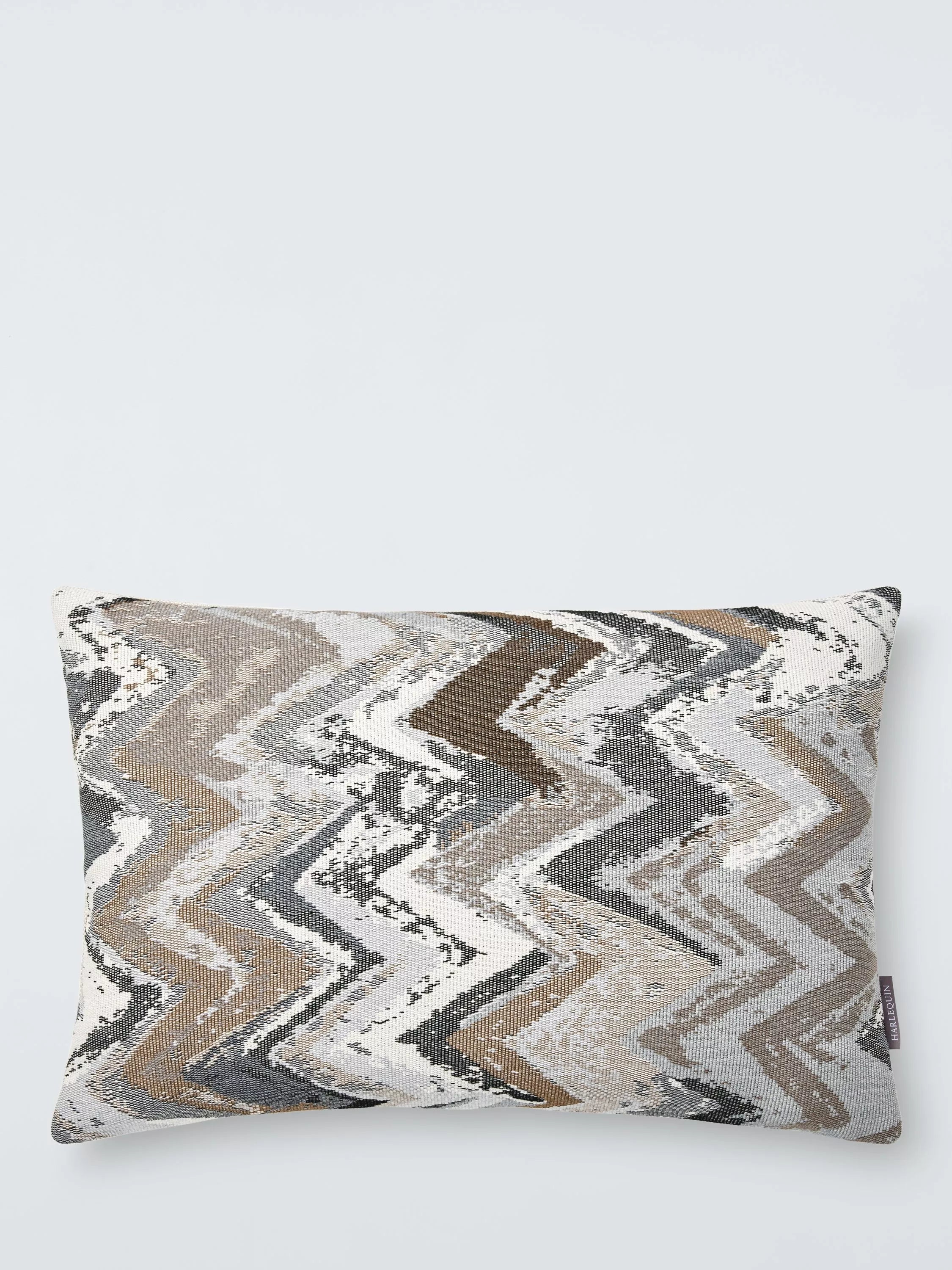 Harlequin cushion zig-zag birch 40x60cm, imported from the UK