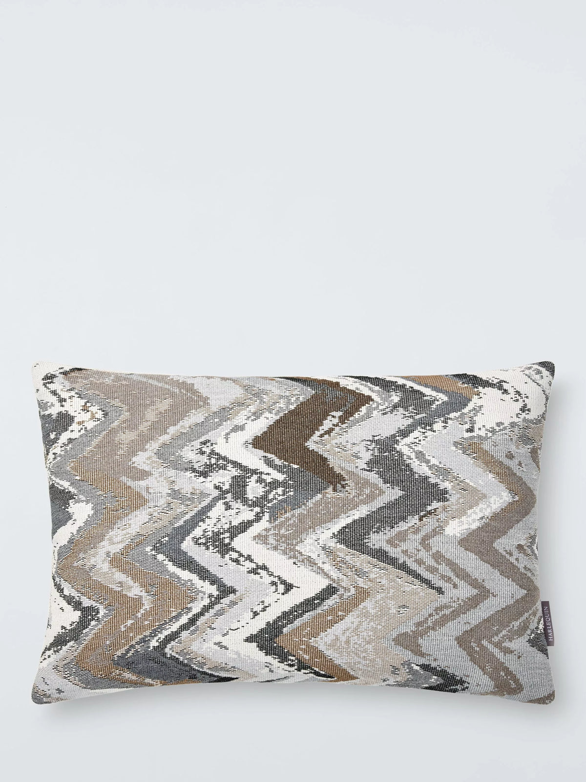 Harlequin cushion zig-zag birch 40x60cm, imported from the UK