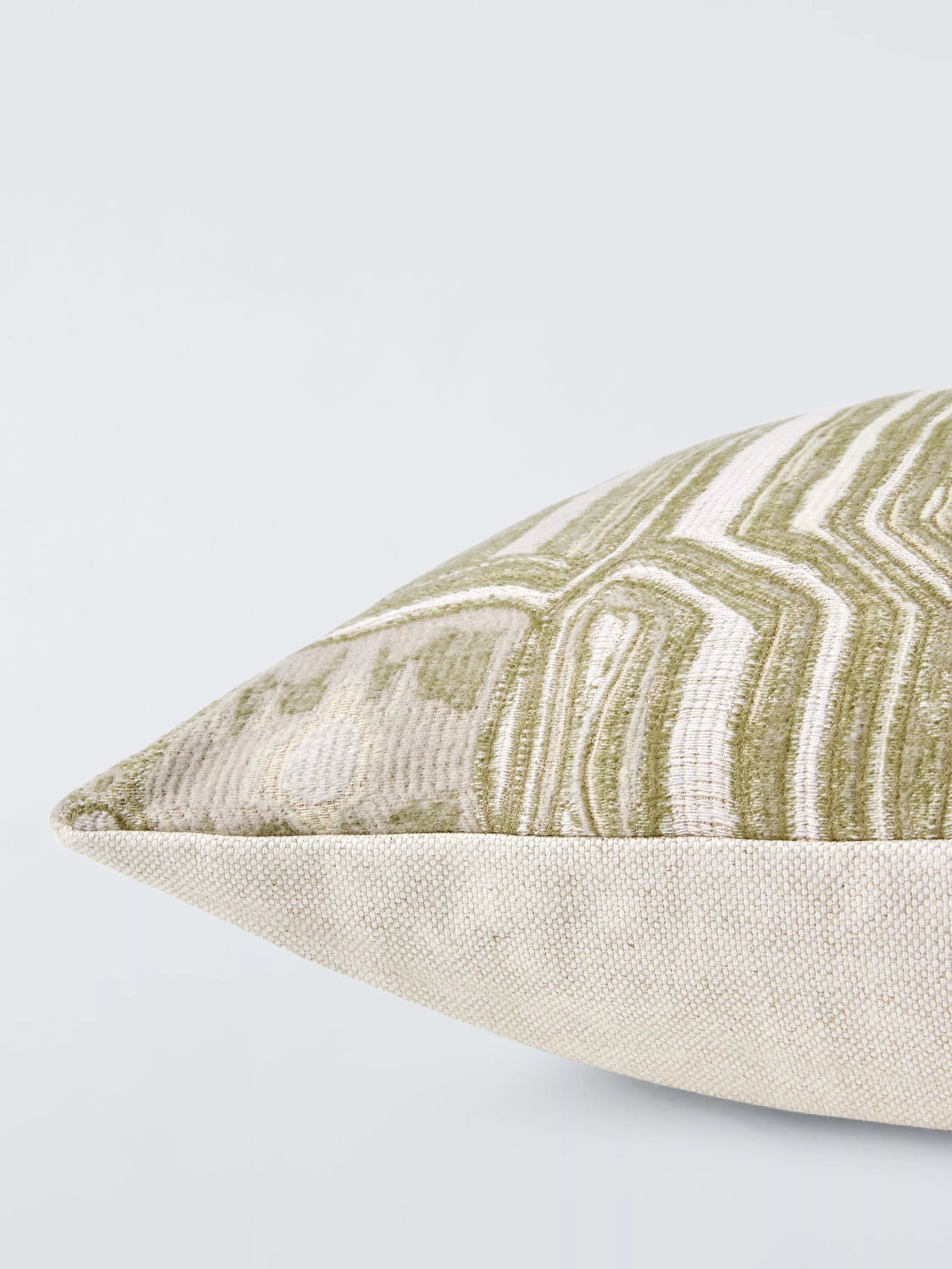 Harlequin Kiva textured cushion Moss 40x60cm, imported from the UK