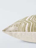Harlequin Kiva textured cushion Moss 40x60cm, imported from the UK
