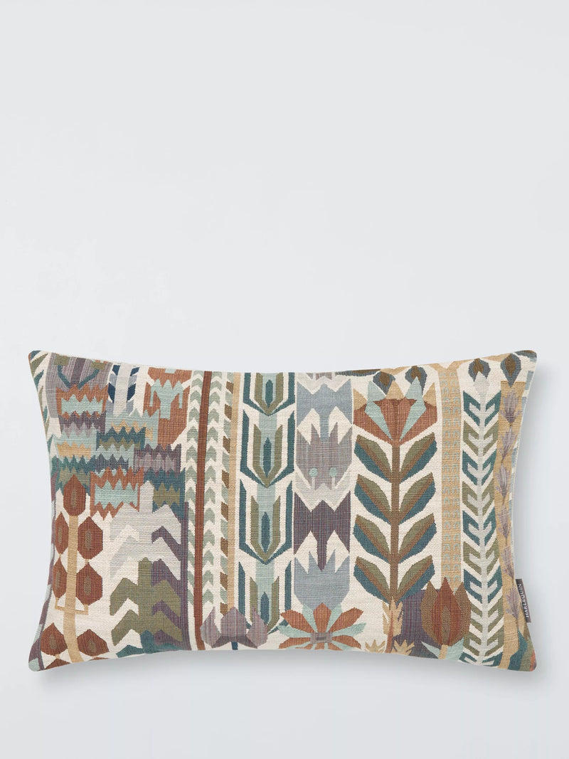 Harlequin Kuparr abstract cushion terracotta H40xW60cm (British brand)