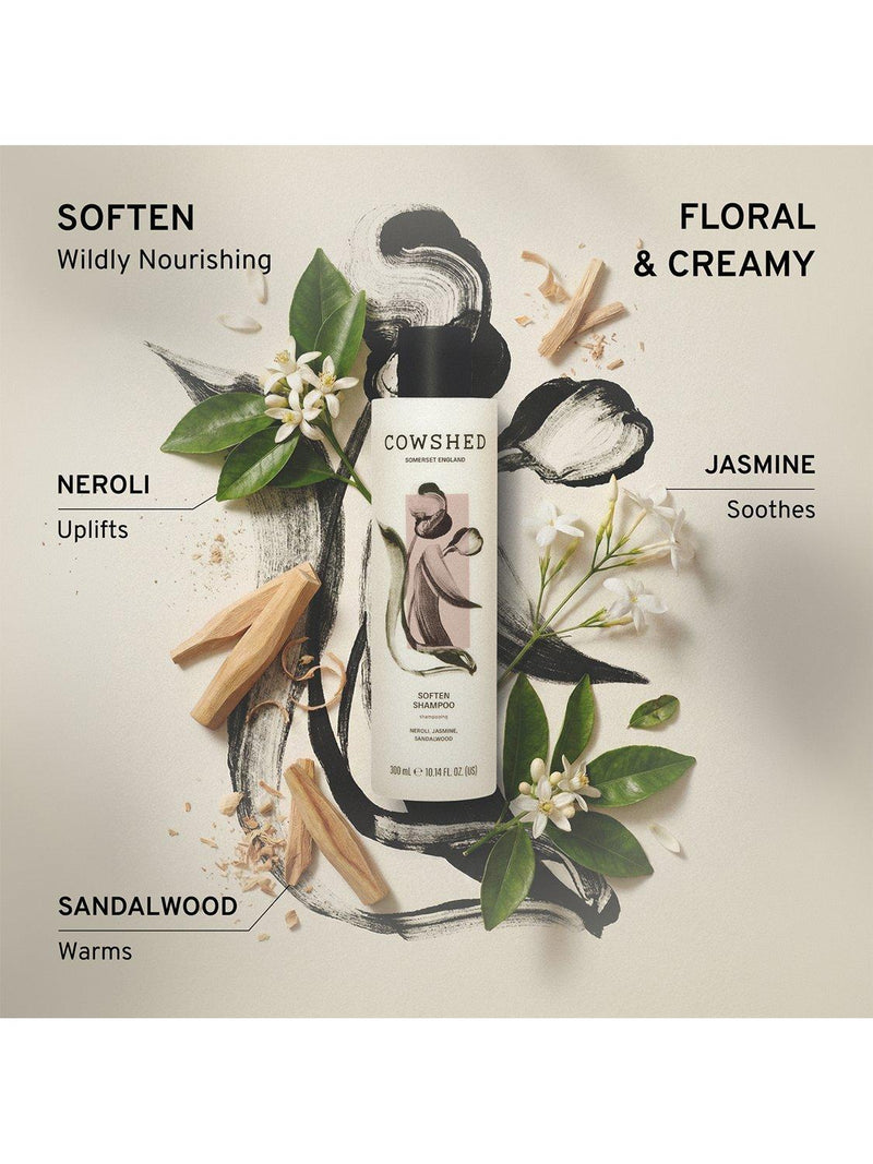 Cowshed Soften shampoo 300ml, UK version